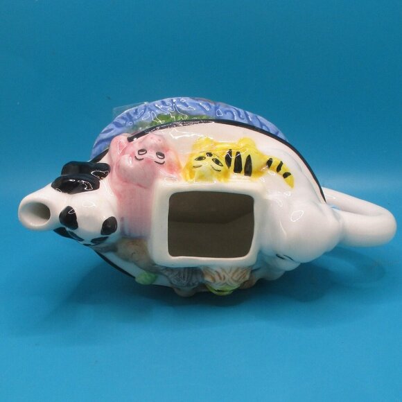 Noah’s Ark Lidded Ceramic Teapot Statue Vtg 1995 U - Picture 3 of 6